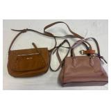 Two Nine West Faux Leather Handbags