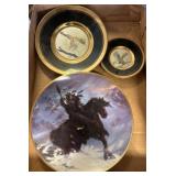 Decorative Collector Plates with Western Themes