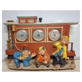 New Haven Train-Themed Weather Station