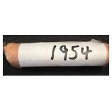 Roll of 1954 Wheat Pennies