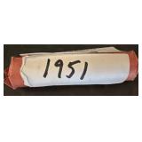Roll of 1951 Wheat Pennies