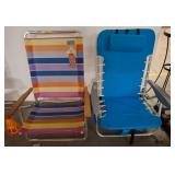 Folding Beach Chairs, Aluminum Frames