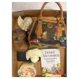 Items Including Handbag and Decor Pieces