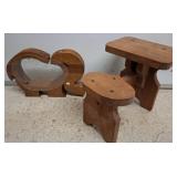 Wooden Elephant-Shapedï¿½ Decor and doll desk