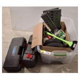 Tools, Tires, and Hardware in Bins