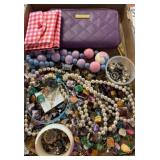 Costume Jewelry With Wallet and Accessories