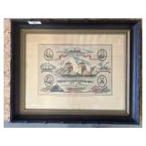 Framed 27x21 Naval Commemorative Print