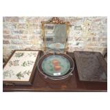 Decorative Mirror and Assorted Home Accents