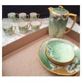 Hand-Painted Nippon Tea Set, 15 Pieces