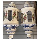 Hand-Painted Ceramic Lanterns