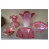 Cranberry Glass Decoratives