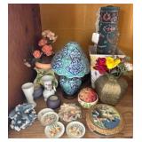 Decorative Home Decor Lot With Various Items