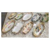 Hand-Painted Porcelain Dishes