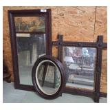 Framed Mirrors and Artwork