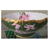 T&V France Porcelain Bowl with Floral Design