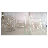 Clear and Etched Glassware