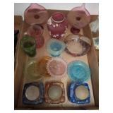 Colored Glassware and Vases