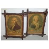 16x20 Framed Lithographs in Wooden Frames