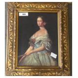 Framed Portrait Painting of a Noblewoman
