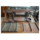 Carved Wooden Desk Accessories