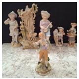 Hand-Painted Porcelain Figurines