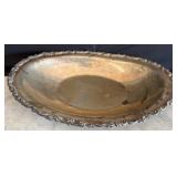 Sterling Silver Oval Dish, 12x8 Inches