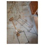 Metal Wall and Shelf Racks