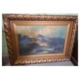 Framed Landscape Oil Painting, 33x24