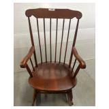 Cherry Spindle Back Rocking Chair