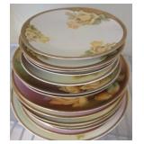 Bavaria Hand-Painted Floral Plates