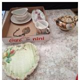 Porcelain and Metalware Lot