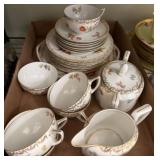 Bavaria Tirschenreuth Floral Porcelain Tea Set