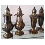 Sterling Silver Salt and Pepper Shakers Set