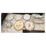 8 Pcs Assorted European Decorative Plates