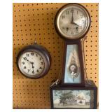 Seth Thomas Banjo Clock and Wall Clock