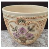 Weller Pottery Jardiniere with Floral Decoration