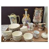 Fine China Tableware and Vases Set