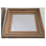 Gold-Tone 36x31 Beveled Rectangular Mirror