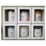 6 Hand-Poured Soy Wax Scented Candles