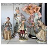 Porcelain Figurines by Andrea and Others