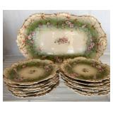 Limoges Coronet Porcelain Serving Dish Set