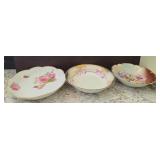 Three Decorative Porcelain Bowls