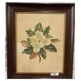 Two Framed Artwork Pieces, Largest 33x27