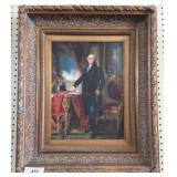 Framed Painting of George Washington, 22x26
