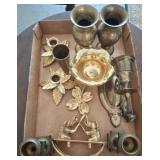 Brass Decor Items and Candle Holders