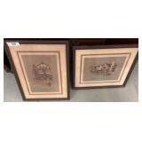 Framed Architectural Art Prints, 14x17