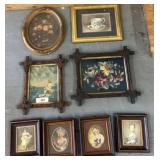 Framed Artwork and Needlepoint