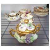 Hand-Painted Porcelain Pieces