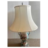 29ï¿½ Porcelain Table Lamp With Painted Scenes