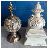 Decorative Finials in Distressed Styles